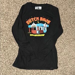Dutch Bros Black Long Sleeve Shirt